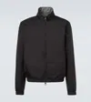 Loro Piana Reversible Windmate Cashmere Zip Bomber In Blue
