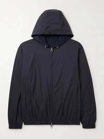 Loro Piana Long-sleeve Zip-up Jacket In Black