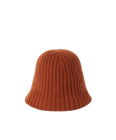 Loro Piana Rib Knitted Hat In Red