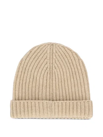 LORO PIANA RIBBED CASHMERE BEANIE
