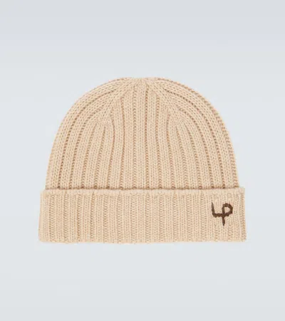 Loro Piana Ribbed-knit Cashmere Beanie In Beige
