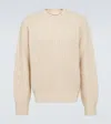 Loro Piana Ribbed-knit Cashmere Sweater In Beige