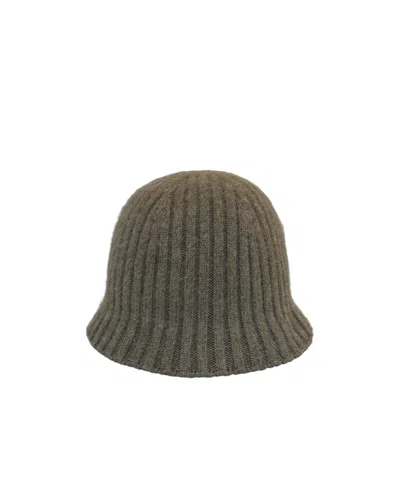 Loro Piana Ribbed-knit Slip-on Hat In Green