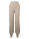 Loro Piana Ribbed Trousers In Brown