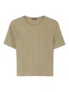 Loro Piana Rimella Cable-knit Top In Green