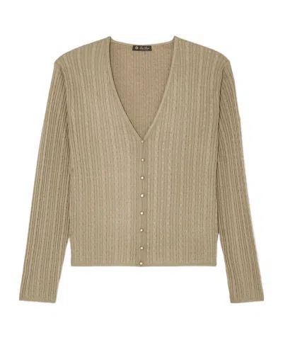 Loro Piana Rimella Cardigan In Artemisia Tarragon