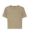 Loro Piana Rimella Cable-knit Crewneck Sweater In Artemisia Tarragon