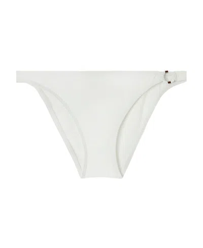 Loro Piana Ring Marine Bikini Swimming Trunks In White