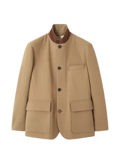 Loro Piana Roadster Flap-pocket Jacket In Brown