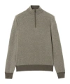 Loro Piana Roadster Mezzocollo Sweater In Gray