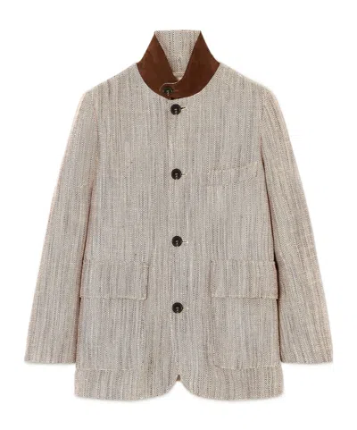 Loro Piana Roadster Mini Jacket In Brown