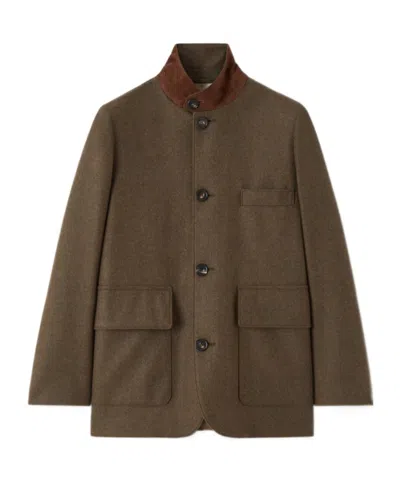 Loro Piana Roadster Mini Jacket In Roasted Walnut