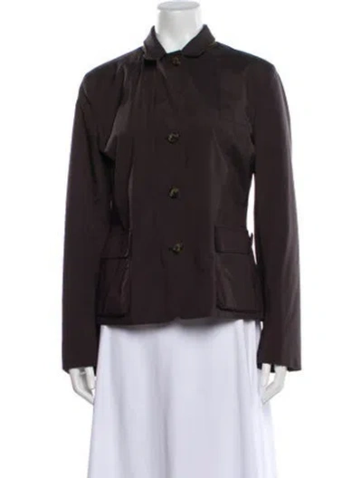 Pre-owned Loro Piana Roadster Trench Coat In Gray