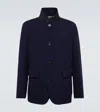 Loro Piana Rimac Cashmere Jacket In Very Dark Blue