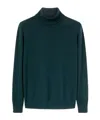 Loro Piana Roll-neck Cashmere Jumper In Green