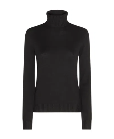 Loro Piana Roll Neck Long Sleeved Jumper In Black