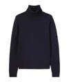 Loro Piana Roll Neck Long Sleeved Jumper In Black