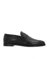 Loro Piana Sergio Walk Leather Loafer In Black