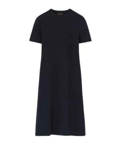 Loro Piana Royal Lightness Dress In Black