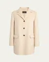 Loro Piana Rylan Single-breasted Baby Cashmere Coat In A0gs Creamy Cashmere