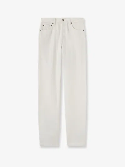 Loro Piana Sade White Denim Trousers