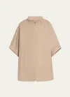 Loro Piana Salzburg Belted Cashmere Jacket In D0d3 Naturale Bro