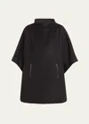 Loro Piana Salzburg Belted Cashmere Jacket In M0p1 Moonless Nig