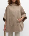 Loro Piana Salzburg Belted Cashmere Jacket In 30i1 Rosy Granite Melange