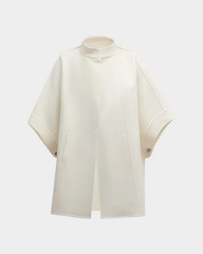 Loro Piana Salzburg Belted Cashmere Jacket In White