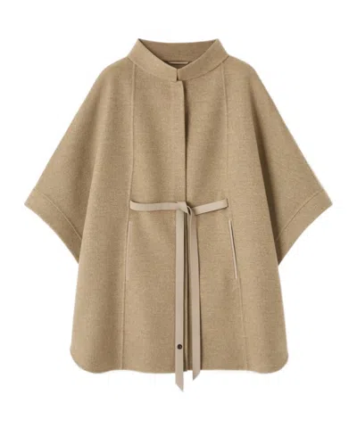 Loro Piana Salzburg Cape In Brown