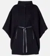 Loro Piana Salzburg Cashmere Cape In Blue