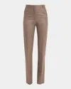 Loro Piana Sawyer Wool Straight-leg Trousers In Multi