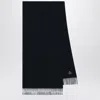 Loro Piana Fringed Cashmere Scarf In Black