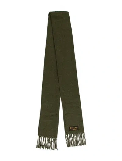 Pre-owned Loro Piana Scarf In Green