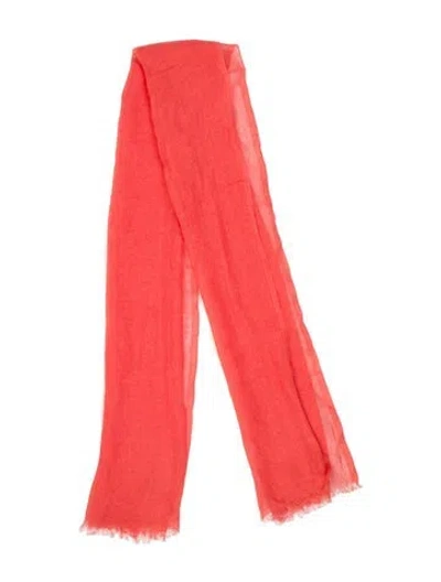 Pre-owned Loro Piana Scarf In Orange