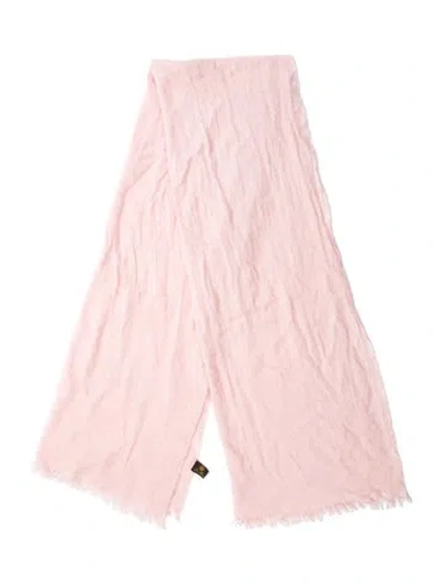Pre-owned Loro Piana Scarf In Pink