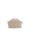 Loro Piana Textured Hat In Inca Stone