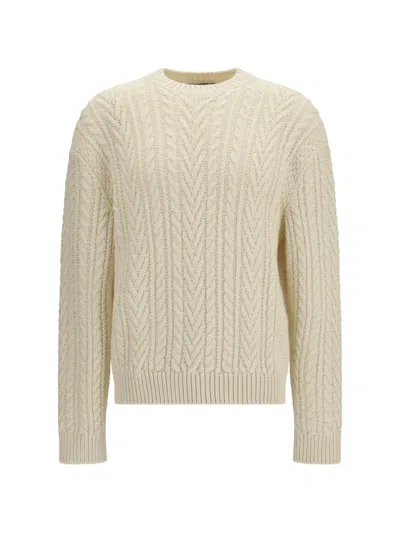 Loro Piana Schooner Crewneck Cashmere Sweater In Neutral