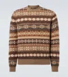 Loro Piana Scopello Cashmere, Alpaca, And Wool Sweater In Multicoloured
