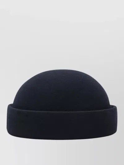 Loro Piana Scotty Cashmere Beanie Rolled Brim Crown In Burgundy