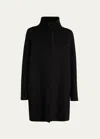 Loro Piana Scotty Double Baby Cashmere Single-breasted Coat In 8000 Black