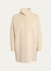 Loro Piana Scotty Double Baby Cashmere Single-breasted Coat In A0gs Creamy Cashm