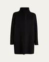 Loro Piana Scotty Double Baby Cashmere Single-breasted Coat In Black
