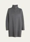 Loro Piana Scotty Double Baby Cashmere Single-breasted Coat In M006 Grey Melange