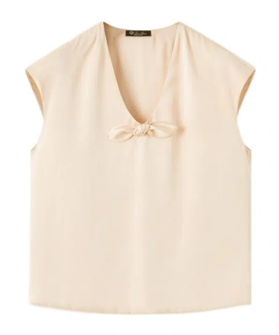 Loro Piana Selena Shirt In Gold