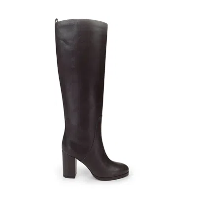 Loro Piana Semi-gloss Leather Boots In Brown