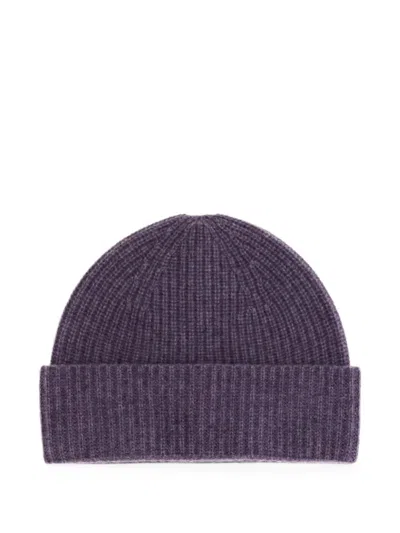 Loro Piana Sergio Beanie In Purple