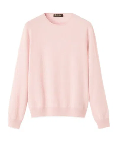 Loro Piana Sergio Crew-neck Sweater In Nude