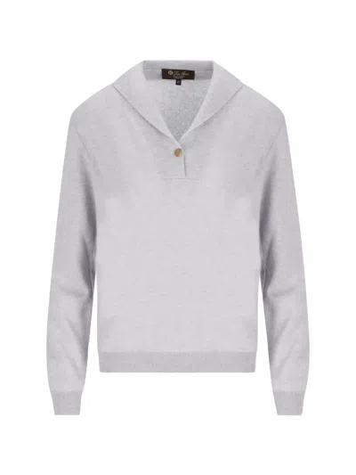 Loro Piana Sergio Polo Shirt In Gray