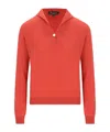 Loro Piana Long-sleeved Pullover In Red